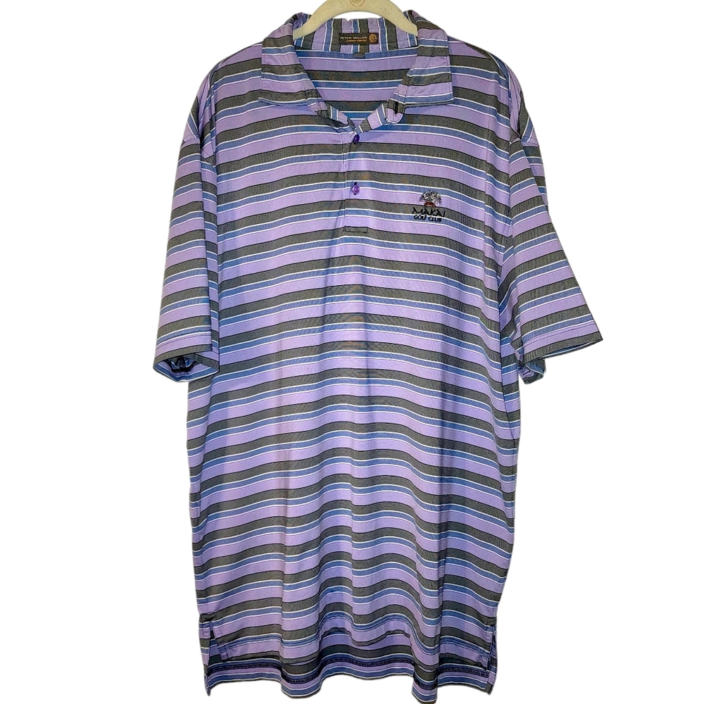 Peter Millar Polo Shirt Sz L The Phoenician Golf Mens Summer Comfort Golf Polo